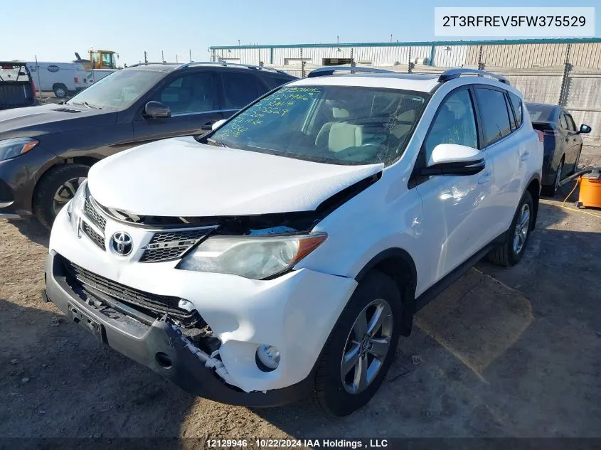 2015 Toyota Rav4 Xle VIN: 2T3RFREV5FW375529 Lot: 12129946