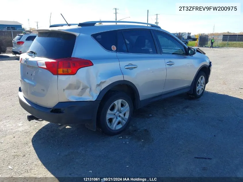 2015 Toyota Rav4 Le VIN: 2T3ZFREV9FW200975 Lot: 12131061