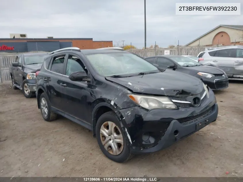 2015 Toyota Rav4 VIN: 2T3BFREV6FW392230 Lot: 12139606