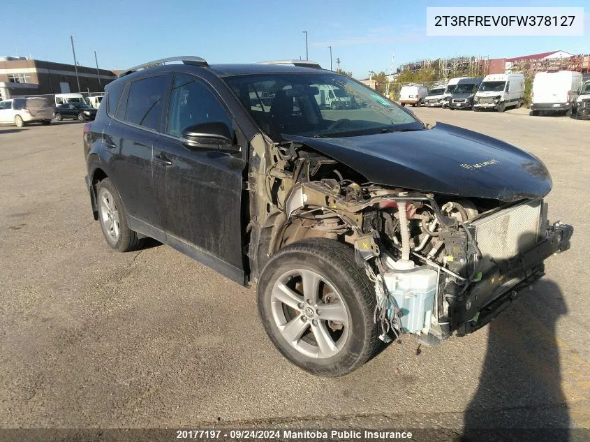 2T3RFREV0FW378127 2015 Toyota Rav4 Xle