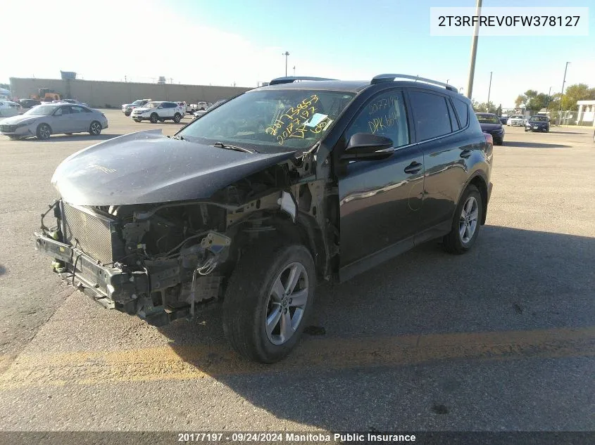 2T3RFREV0FW378127 2015 Toyota Rav4 Xle