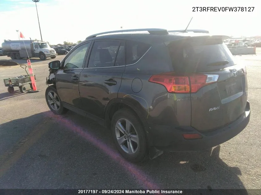 2T3RFREV0FW378127 2015 Toyota Rav4 Xle