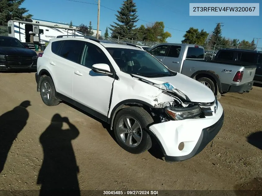 2T3RFREV4FW320067 2015 Toyota Rav4 Xle