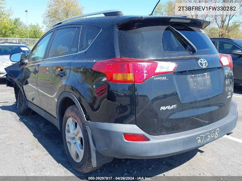 2015 Toyota Rav4 Le VIN: 2T3BFREV1FW330282 Lot: 39297817