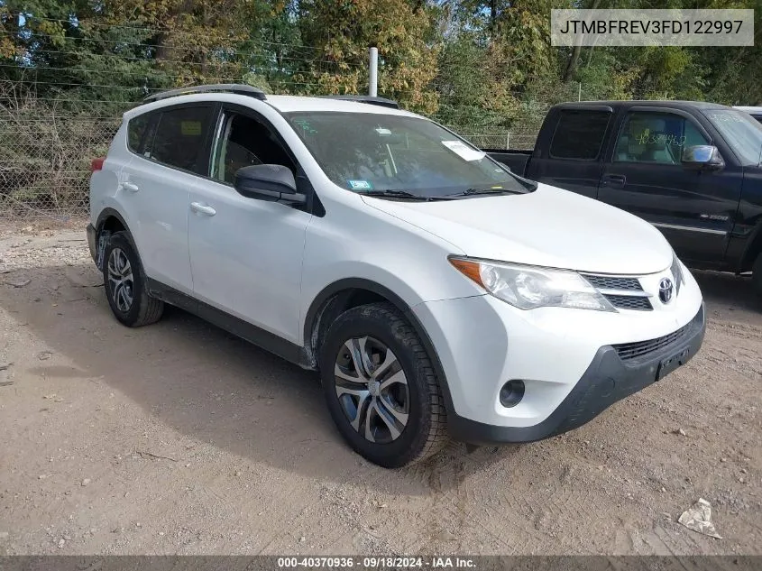 2015 Toyota Rav4 Le VIN: JTMBFREV3FD122997 Lot: 40370936