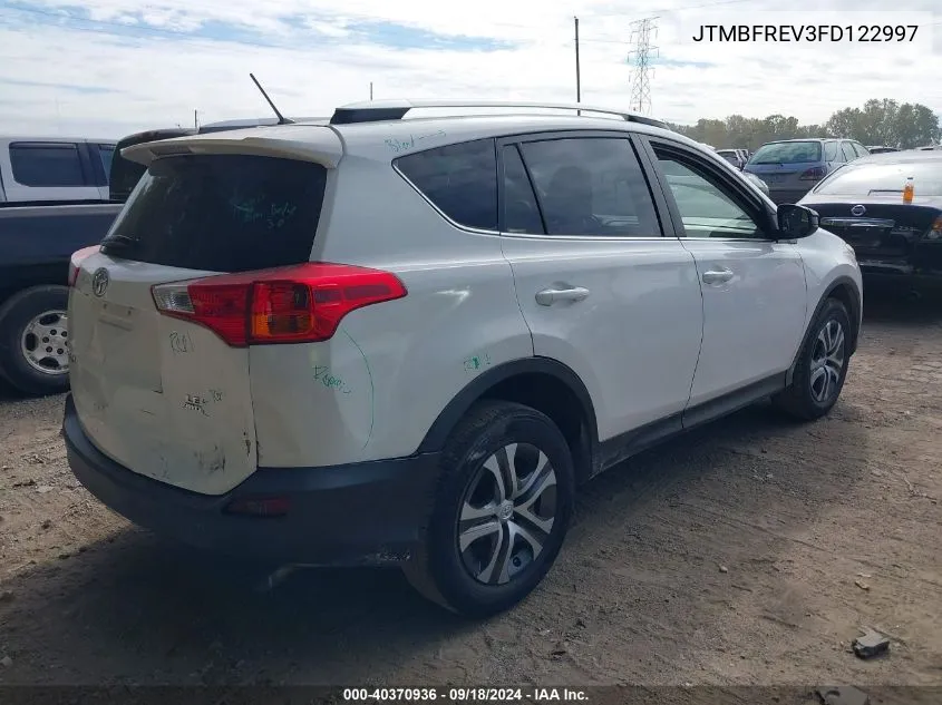 JTMBFREV3FD122997 2015 Toyota Rav4 Le