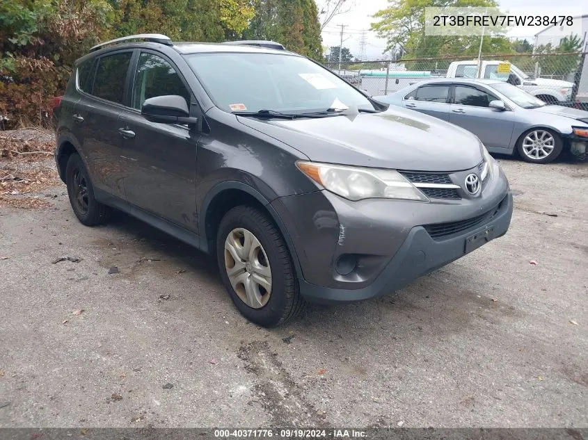 2015 Toyota Rav4 Le VIN: 2T3BFREV7FW238478 Lot: 40371776