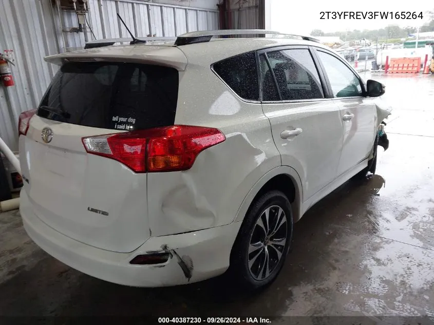 2T3YFREV3FW165264 2015 Toyota Rav4 Limited