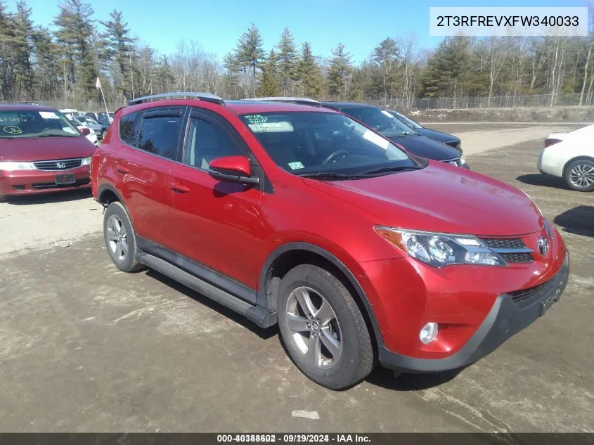 2T3RFREVXFW340033 2015 Toyota Rav4 Xle