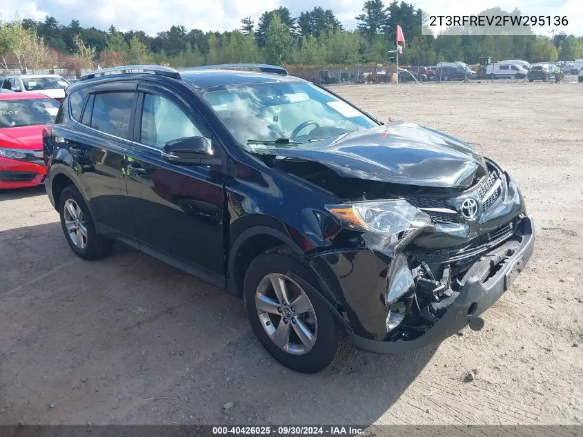 2015 Toyota Rav4 Xle VIN: 2T3RFREV2FW295136 Lot: 40426025