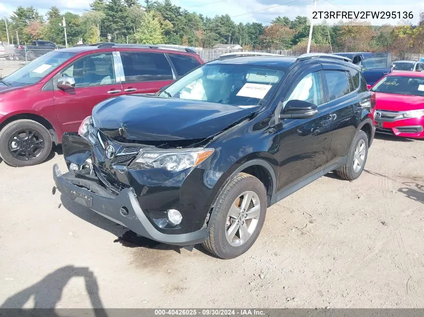 2015 Toyota Rav4 Xle VIN: 2T3RFREV2FW295136 Lot: 40426025