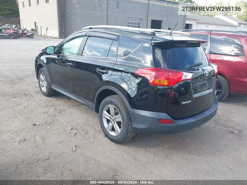 2015 Toyota Rav4 Xle VIN: 2T3RFREV2FW295136 Lot: 40426025