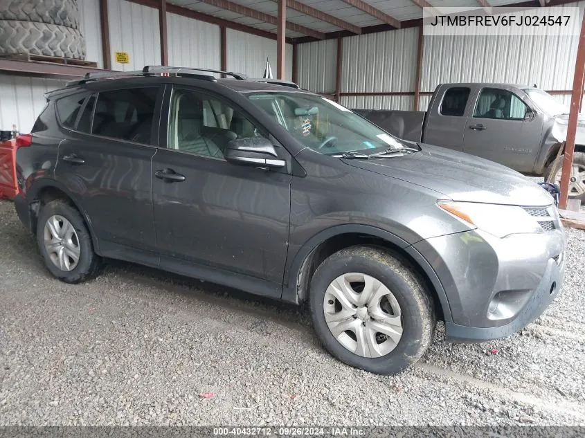 2015 Toyota Rav4 Le VIN: JTMBFREV6FJ024547 Lot: 40432712