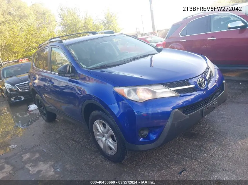 2015 Toyota Rav4 Le VIN: 2T3BFREV8FW272042 Lot: 40433660