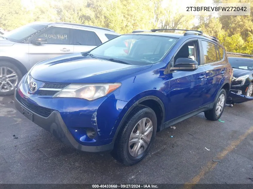 2015 Toyota Rav4 Le VIN: 2T3BFREV8FW272042 Lot: 40433660