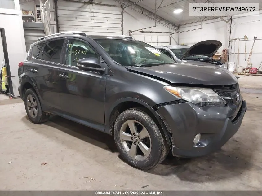 2015 Toyota Rav4 Xle VIN: 2T3RFREV5FW249672 Lot: 40434741