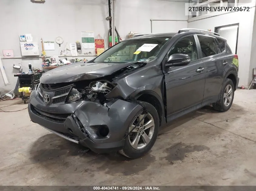 2T3RFREV5FW249672 2015 Toyota Rav4 Xle