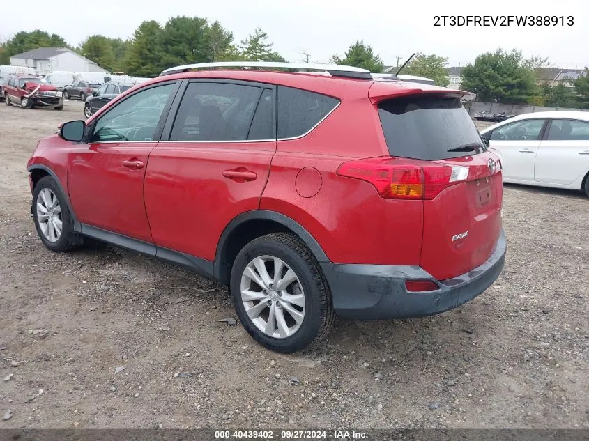 2T3DFREV2FW388913 2015 Toyota Rav4 Limited