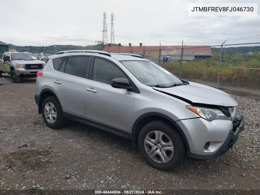 2015 Toyota Rav4 Le VIN: JTMBFREV8FJ046730 Lot: 40444004