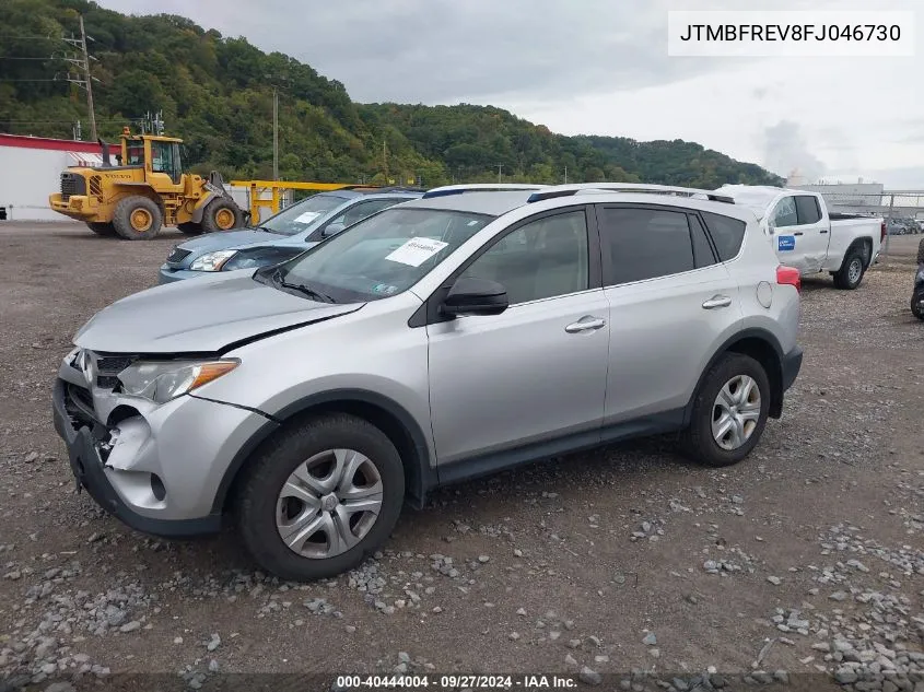 2015 Toyota Rav4 Le VIN: JTMBFREV8FJ046730 Lot: 40444004