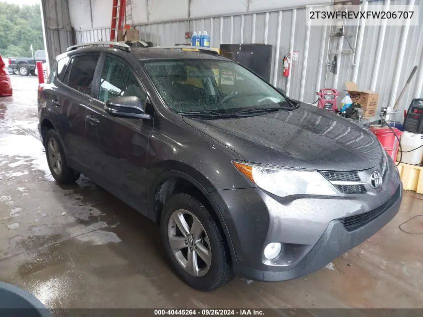 2T3WFREVXFW206707 2015 Toyota Rav4 Xle