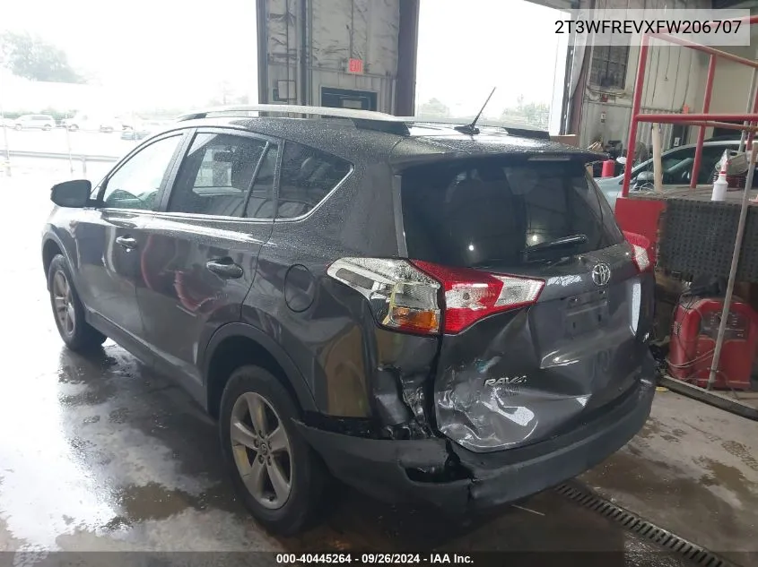 2T3WFREVXFW206707 2015 Toyota Rav4 Xle