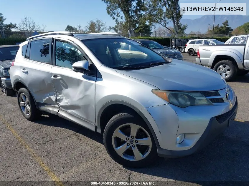 2015 Toyota Rav4 Xle VIN: 2T3WFREV2FW148348 Lot: 40450345