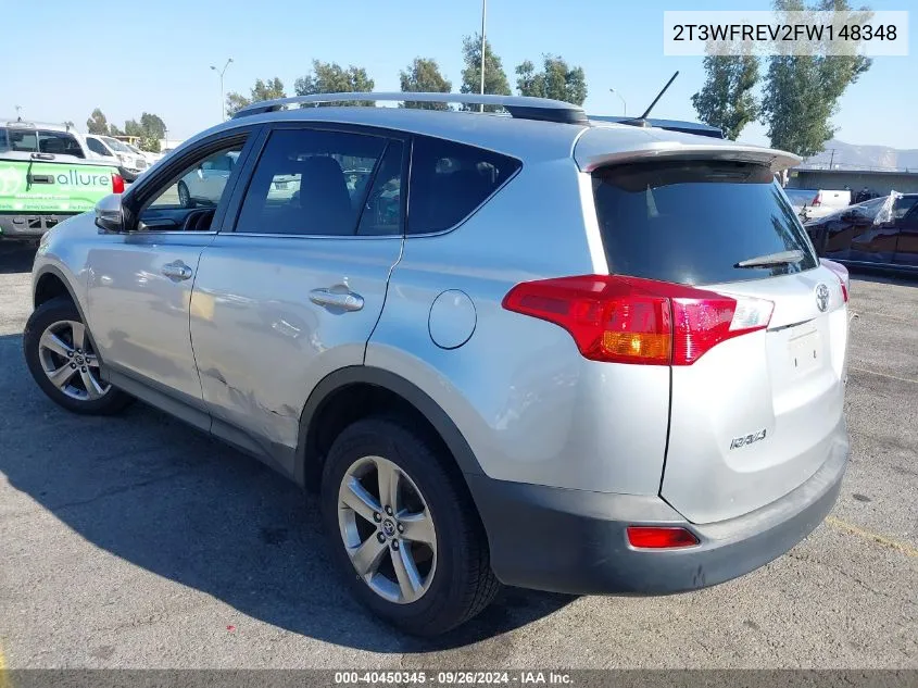 2T3WFREV2FW148348 2015 Toyota Rav4 Xle