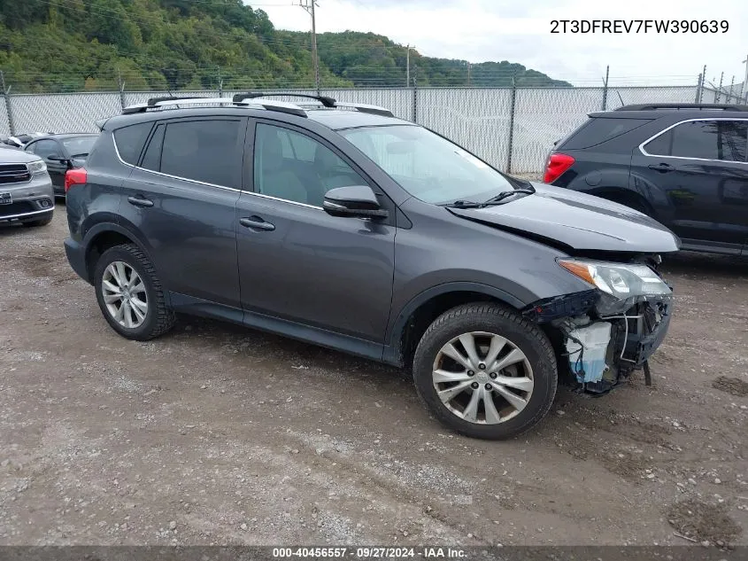 2T3DFREV7FW390639 2015 Toyota Rav4 Limited