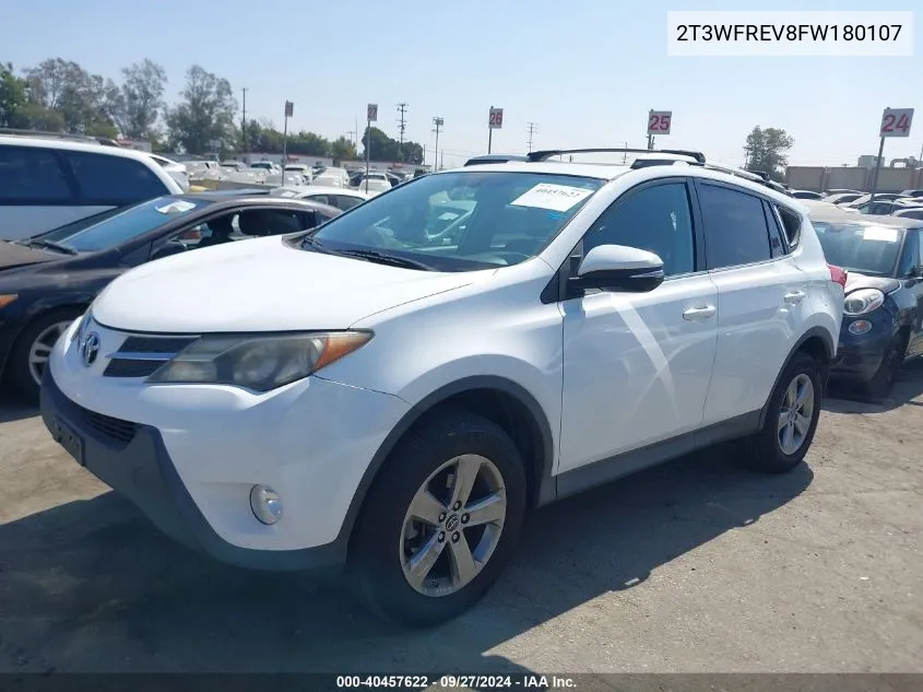 2015 Toyota Rav4 Xle VIN: 2T3WFREV8FW180107 Lot: 40457622