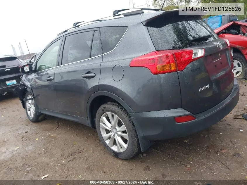 JTMDFREV1FD125826 2015 Toyota Rav4 Limited