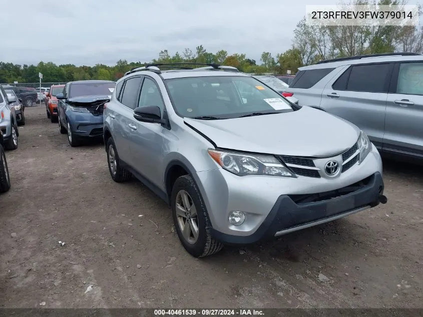 2015 Toyota Rav4 Xle VIN: 2T3RFREV3FW379014 Lot: 40461539