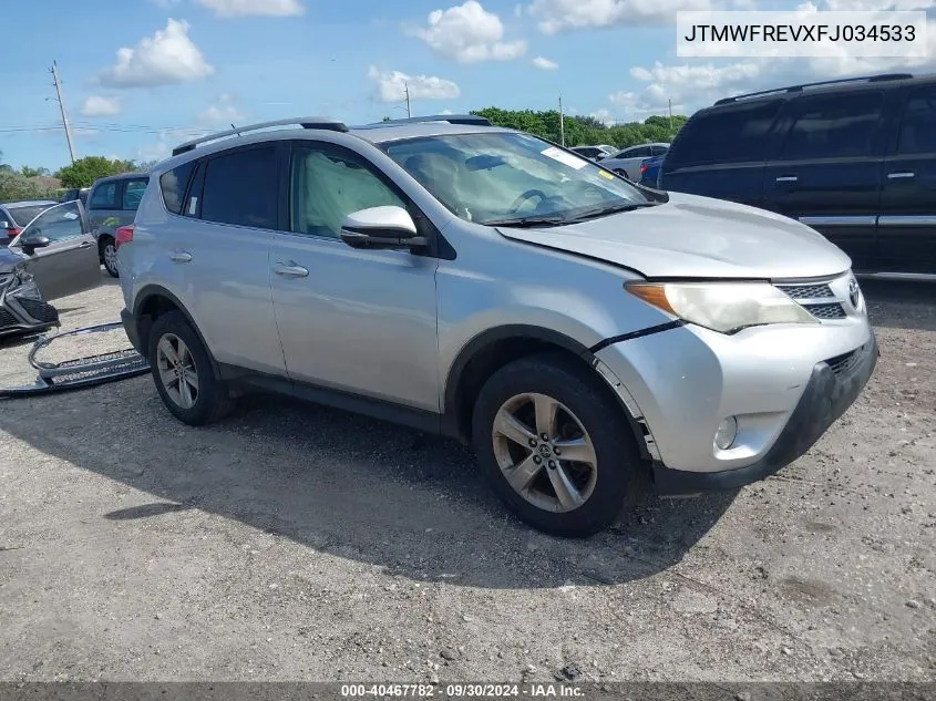 JTMWFREVXFJ034533 2015 Toyota Rav4 Xle