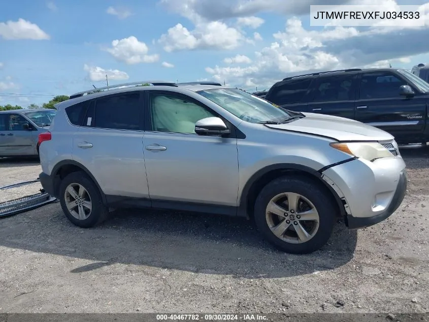 JTMWFREVXFJ034533 2015 Toyota Rav4 Xle