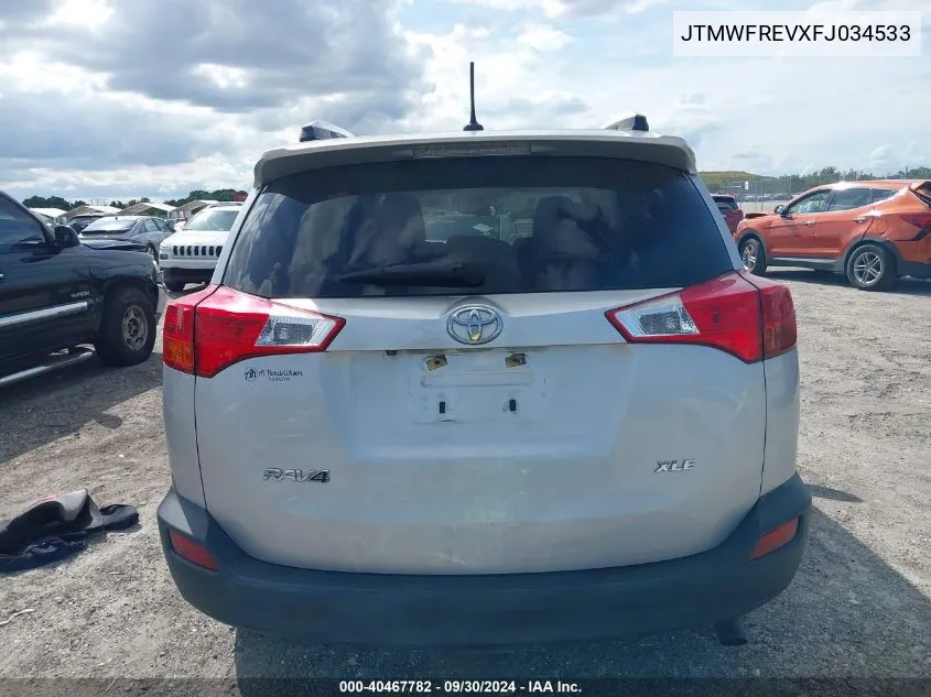 2015 Toyota Rav4 Xle VIN: JTMWFREVXFJ034533 Lot: 40467782