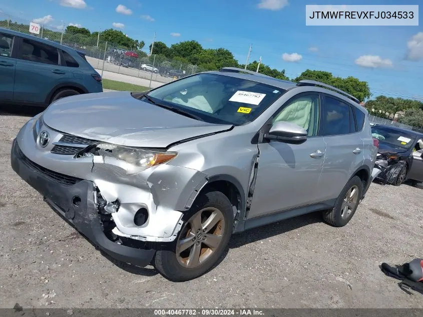 JTMWFREVXFJ034533 2015 Toyota Rav4 Xle