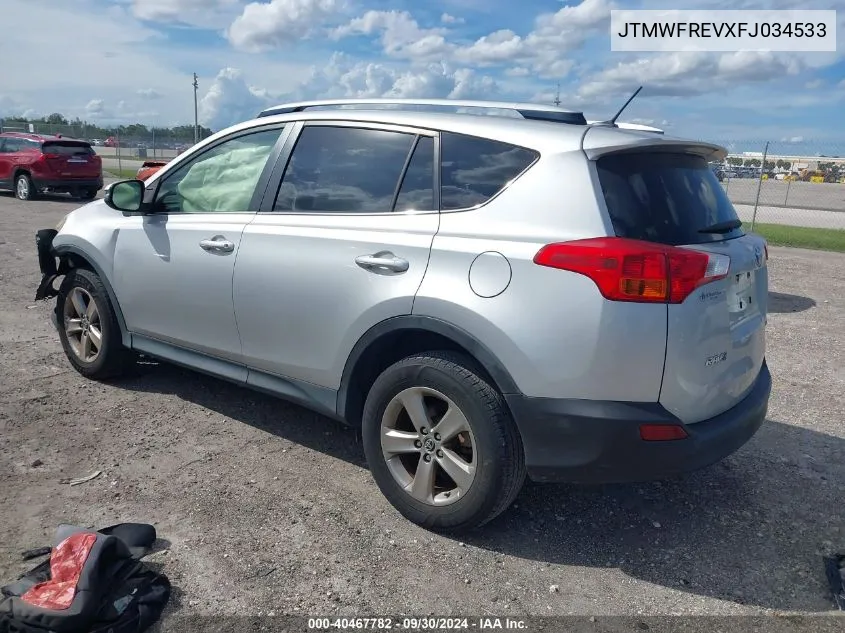 JTMWFREVXFJ034533 2015 Toyota Rav4 Xle