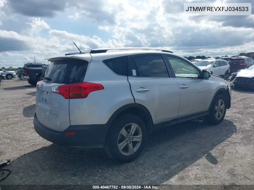 JTMWFREVXFJ034533 2015 Toyota Rav4 Xle