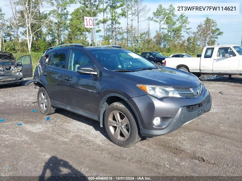 2015 Toyota Rav4 Xle VIN: 2T3WFREV7FW114621 Lot: 40468518