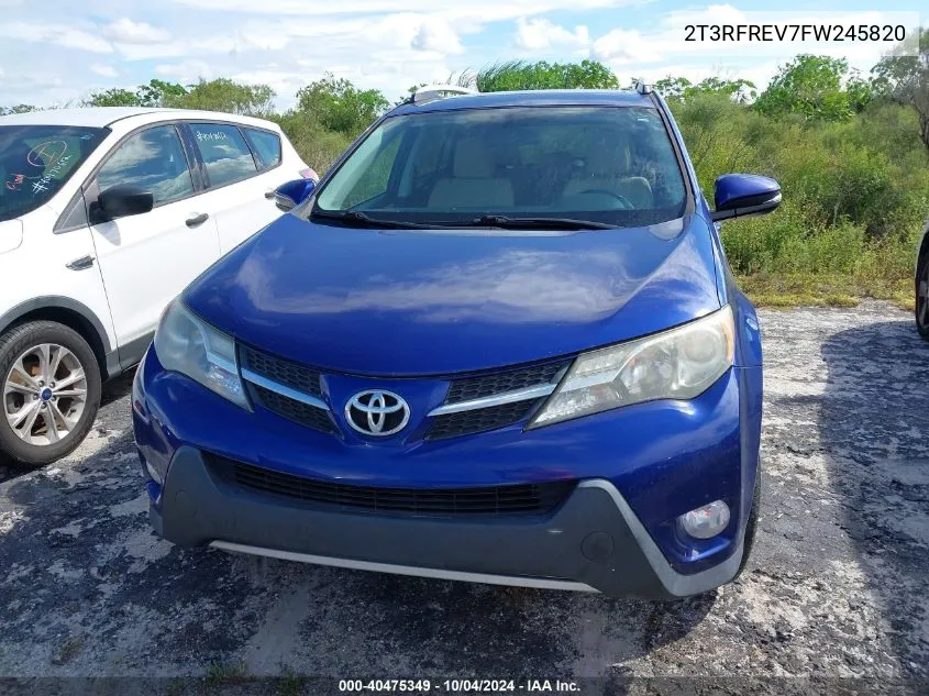 2T3RFREV7FW245820 2015 Toyota Rav4 Xle