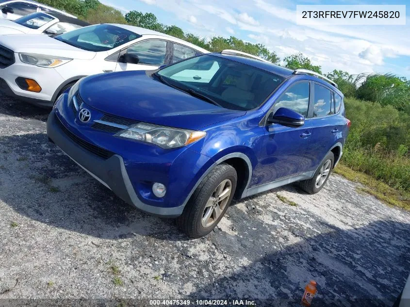 2T3RFREV7FW245820 2015 Toyota Rav4 Xle