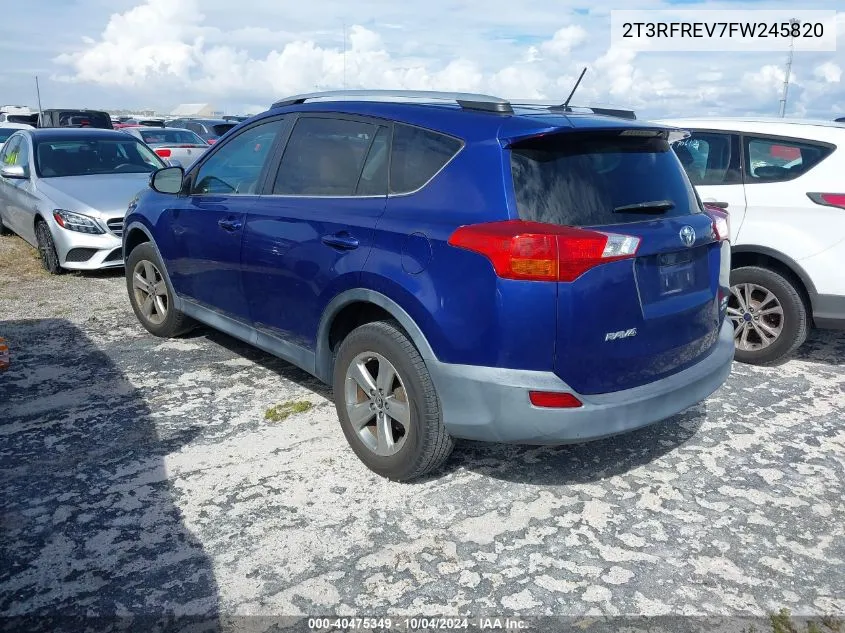 2T3RFREV7FW245820 2015 Toyota Rav4 Xle