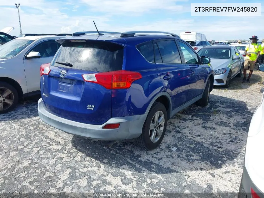 2T3RFREV7FW245820 2015 Toyota Rav4 Xle