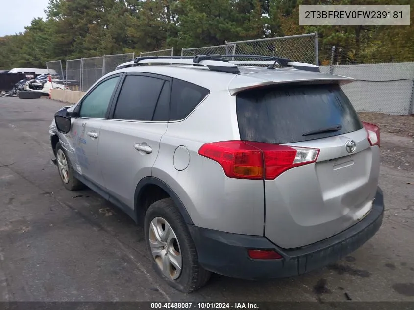 2T3BFREV0FW239181 2015 Toyota Rav4 Le