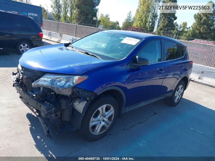 2T3ZFREV5FW225503 2015 Toyota Rav4 Le