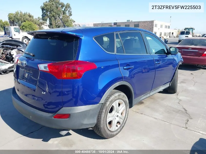 2T3ZFREV5FW225503 2015 Toyota Rav4 Le