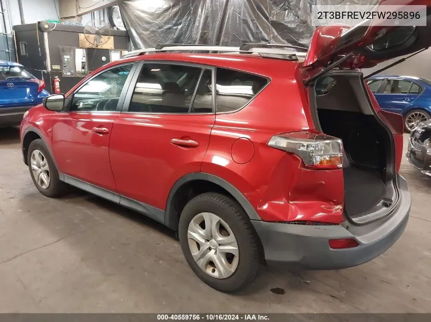 2015 Toyota Rav4 Le VIN: 2T3BFREV2FW295896 Lot: 40559756