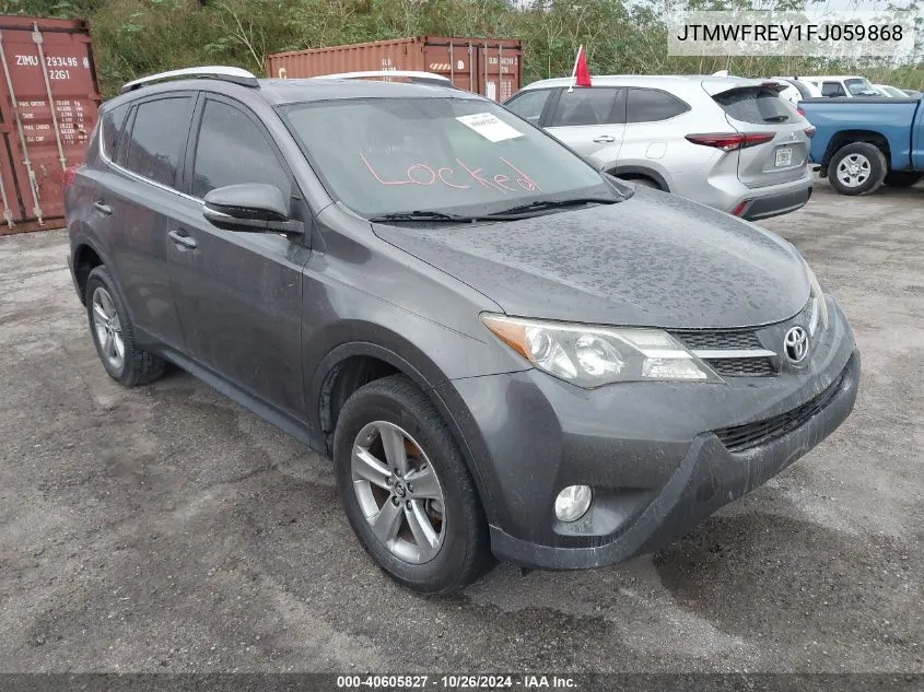 2015 Toyota Rav4 Xle VIN: JTMWFREV1FJ059868 Lot: 40605827