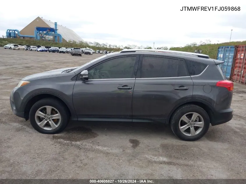 JTMWFREV1FJ059868 2015 Toyota Rav4 Xle