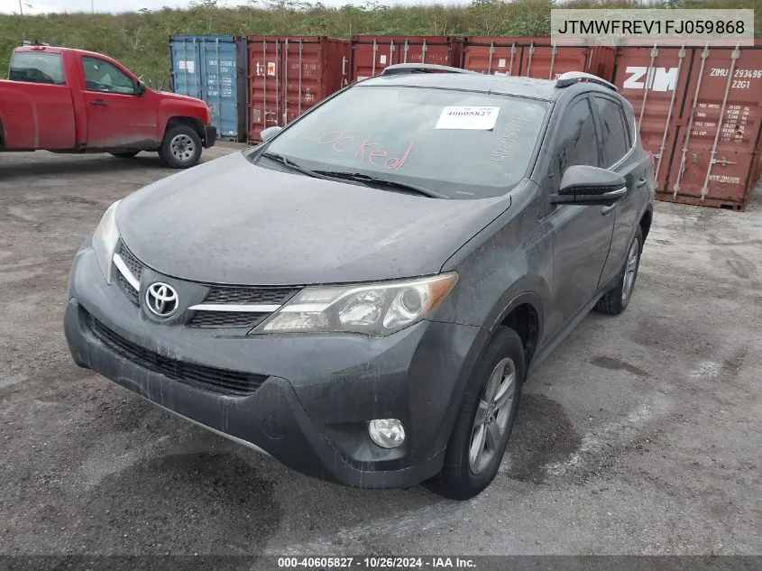 2015 Toyota Rav4 Xle VIN: JTMWFREV1FJ059868 Lot: 40605827